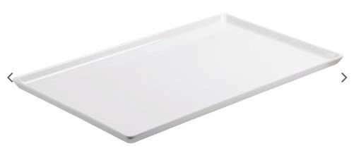 PLAIN RECTANGULAR TRAY 400 X 300 X 15MM