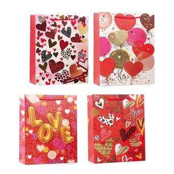 SAC "COEURS LOVE" 18X8XH23CM ASSORTIS