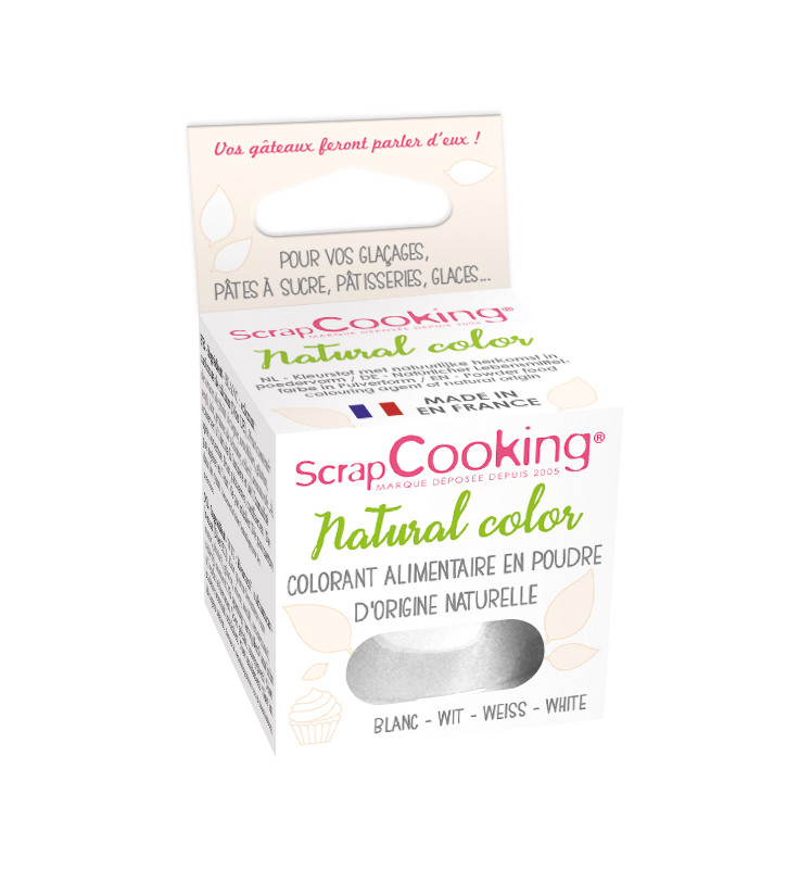 SCRAPCOOKING NATURAL WHITE FOOD COLOURING 3GR