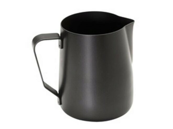 MILK JUG - CREAMER *BLACK* 35CL DIAM 8.8CM HT 9CM STAINLESS STEEL 18/8
