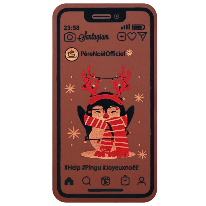 087004 PCB BEDRUKTE VELLEN PINGU VOOR SMARTPHONE 11.6X6.1 CM 12STKS ***OP/ORDER***