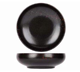 PROOF ETNA NOIR/BRUN ASSIETTE CREUSE RONDE 19XH6CM - 5694010