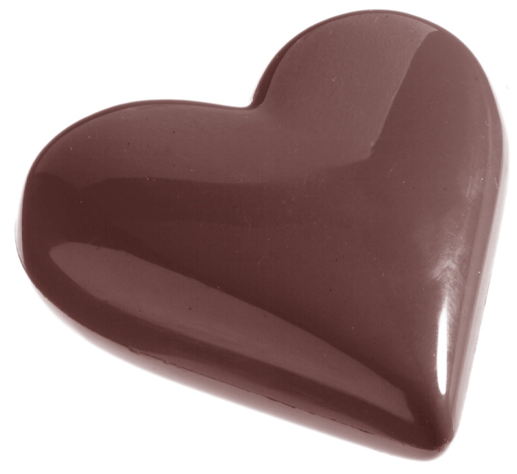 HEART CHOCOLATE MOLD 9.5CM CW2157 17.5X27.5CM 1X5 118GR