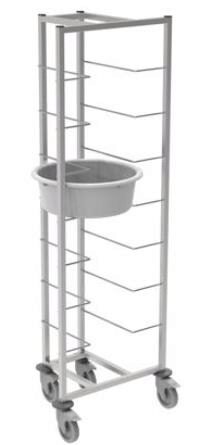 ROLLING LADDER FOR 8 DOUGH BINS