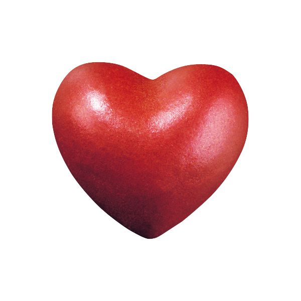 000400 PCB COEURS CB DRAGÉIFIÉS RUBIS 3,2X2,9 CM 90PCES ***s/cd***