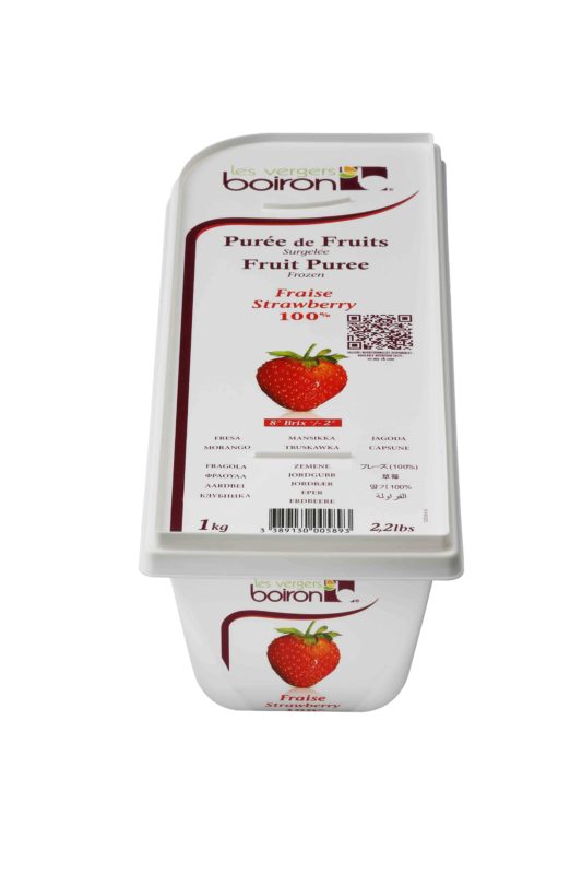 BOIRON 589 AARDBEI PUREE ZONDER SUIKER 6 X 1KG = DOOS