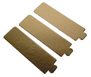 RECHTHOEKIGE GOUDEN TABLETTEN 13X4.5CM-200P