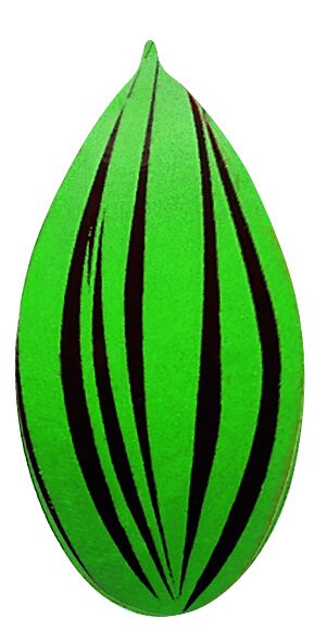 061257 PCB KLASSIEKE VELLEN CN GROENE STRIPS 5X2.9 CM 132 STUKS ***S/CD***