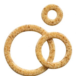 070108 PCB OPENWERK CIRKELS CB SPECKLED CARAMEL 3 MATEN 144 STUKS ***S/CD***