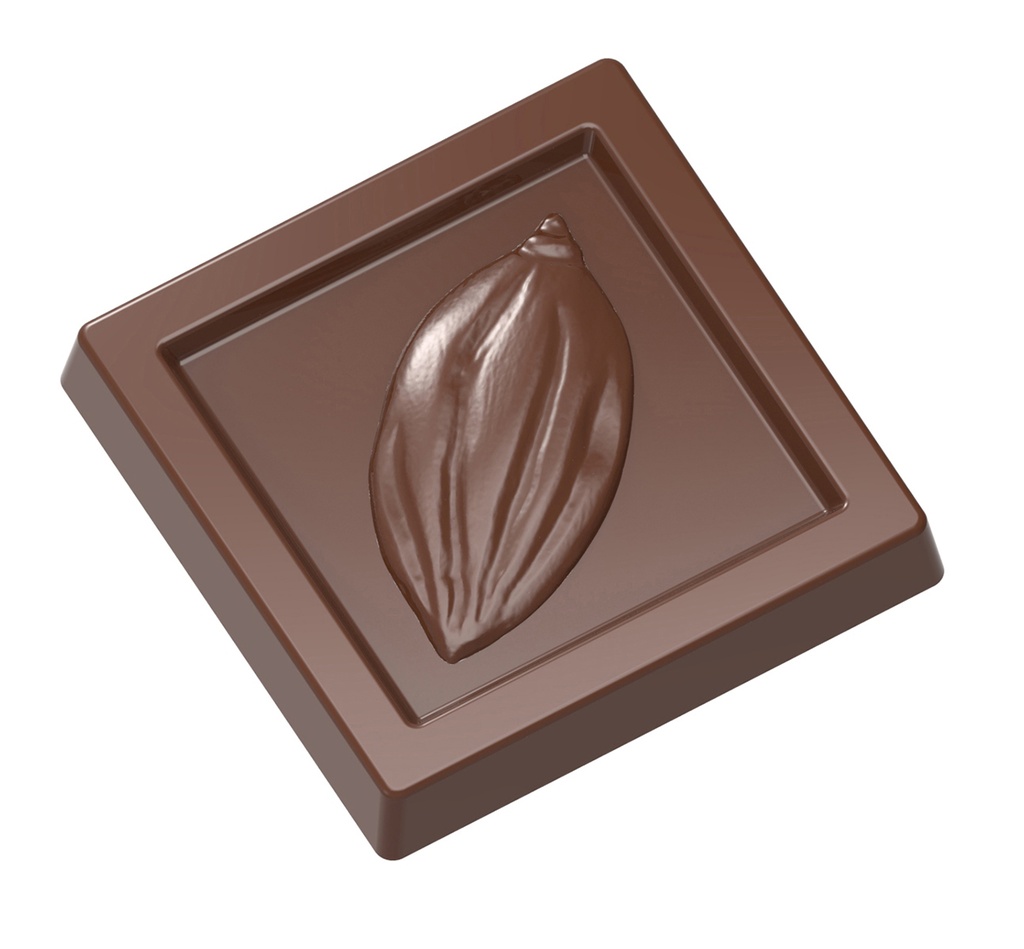 CARAQUE CHOCOLATE MOLD COCOA BEAN CW1901 13.5X27.5CM 3X7 5GR