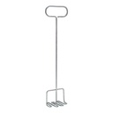 IN EXTRASTEVIGE INOX PUREEPERS 58CM=STUK