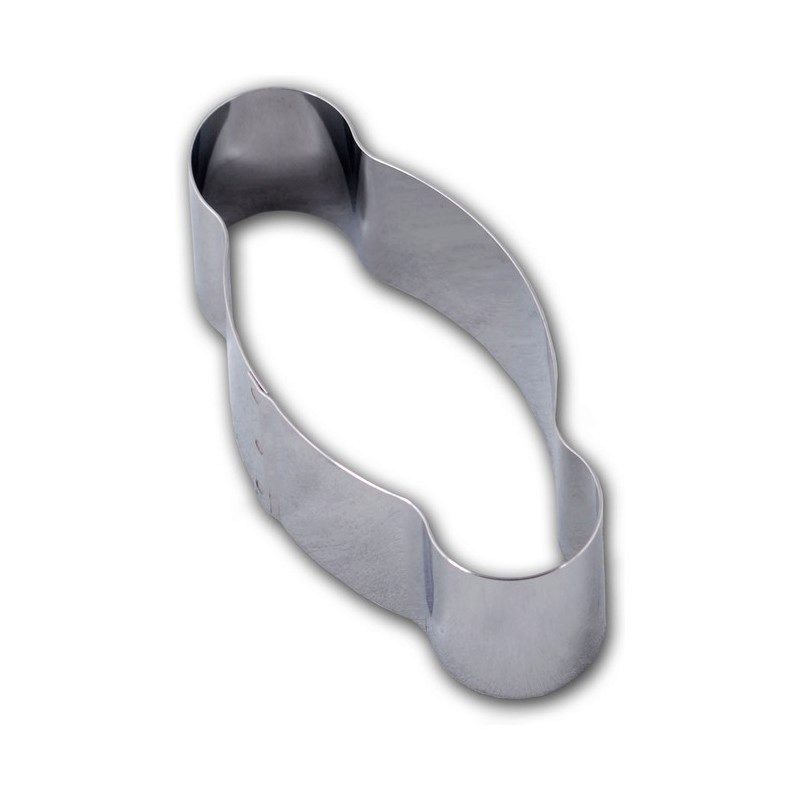 GOBEL CERCLE COUGNOLS EN INOX 26 X9.5 CM H 4.5