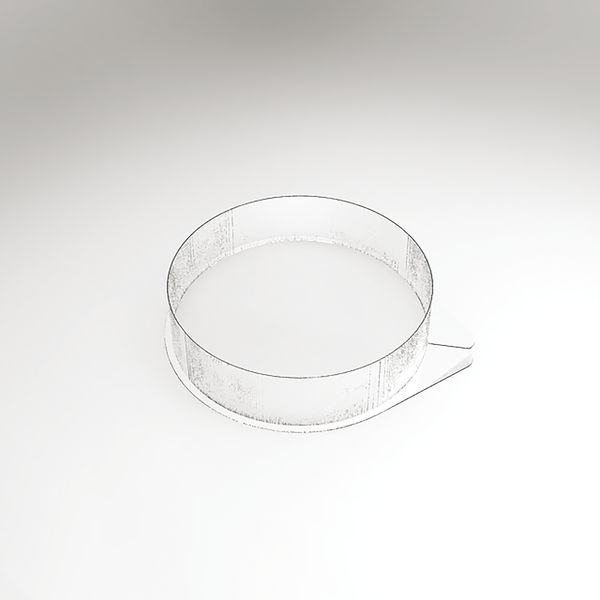 070558 PCB ROUND FLAT ENTREMET MOULDS FOR 100 PIECES Ø 18 CM D. 4.5 CM 100PCES ***S/CD***