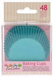 FUNCAKES TURQUOISE CUPCAKE BOX 48 STUKS