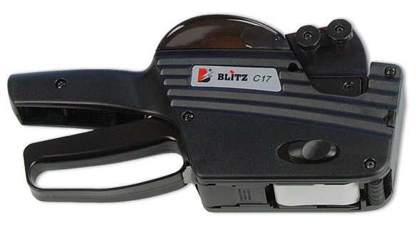 ÉTIQUETEUSE BLITZ 2 LIGNES L17 *26X16MM*CARACTÈRES "11+7"