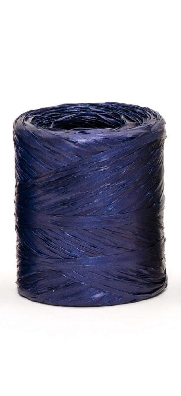 POLY RAPHIA 15MM X 200M BLEU MARINE R84
