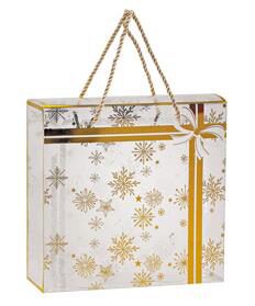 BOITE PVC FLOCONS OR 220X80X220MM