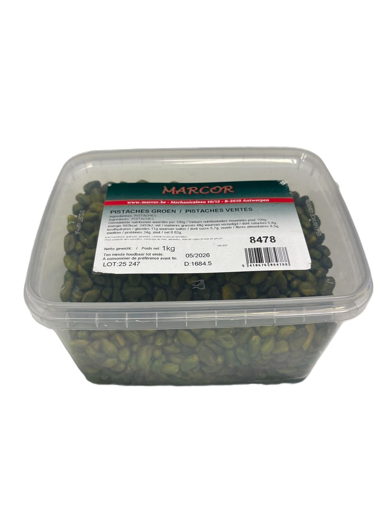 MARCOR 8478 PISTACHE VERTES ENTIERES BOITE 1KG