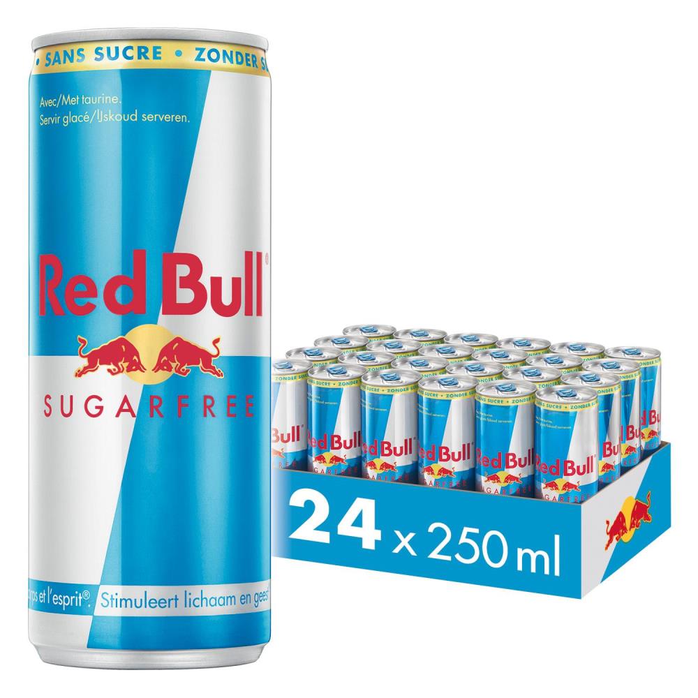 RED BULL DRANK *** SUIKERVRIJ *** 24X25CL BLIKJE