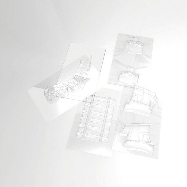 045565 PCB MOULES LOCOMOTIVE POUR 4 PIÈCES 15X12,5CM EP. 7 CM 20PCES ***S/CD***