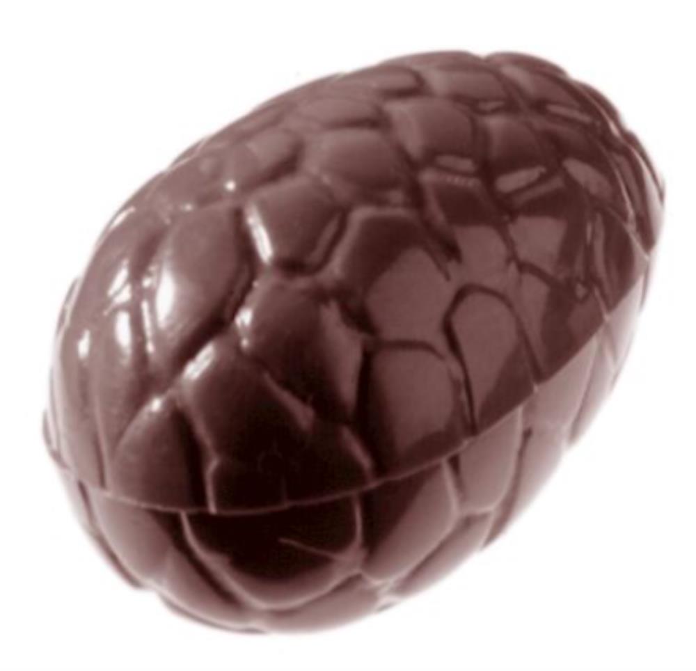 KROKO EGG CHOCOLATE MOLD 47 MM CW1379 3X6 -- 14GR