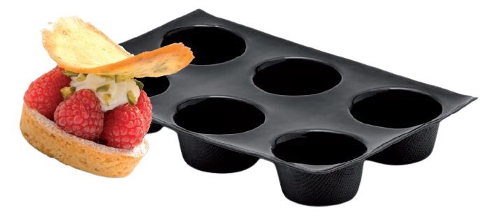 FP-04051 FLEXIPAN® ORIGINE MUFINS 30X20CM 6EMP 29,4X19,4CM Ø7,2CM H4CM