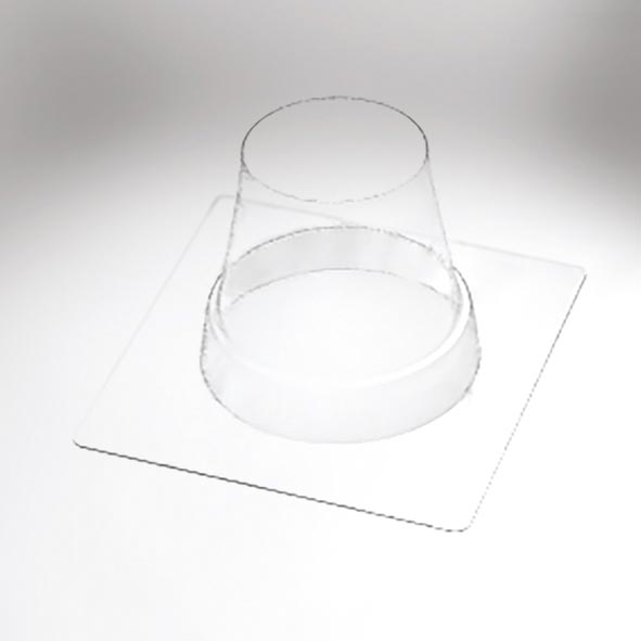 009864 PCB MOLDS SMALL POT Ø 10 CM H. 8.8 CM 10PCS