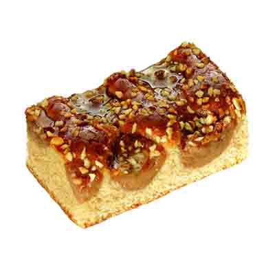 B648C21 TOFFEE-HAZELNOOT GEBAK 37X24CM 3 X 2000GR= DOOS