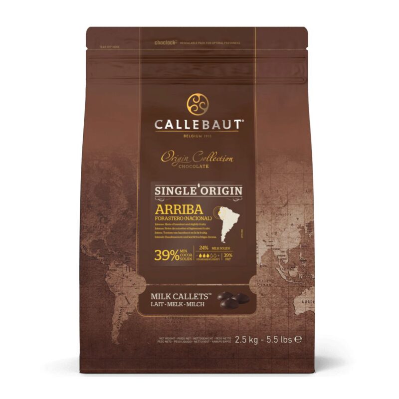  CALLEBAUT CHM-P1-VEECU-E4-U70 (ex-Q415AR-E4-U70) VELVET/ECUADOR LAIT 39% 2,5KG