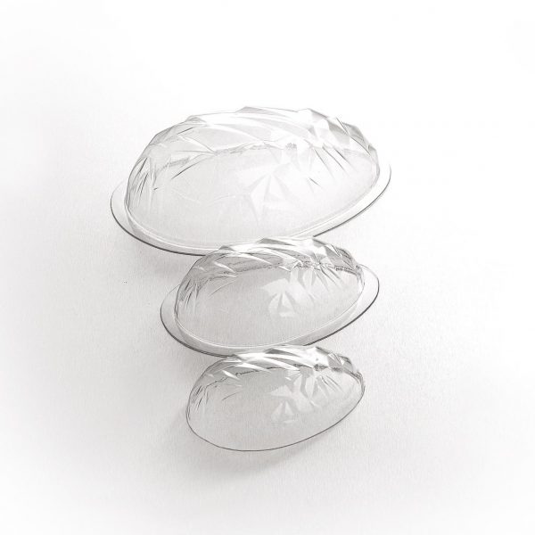 010314 PCB MOULES OEUFS DIAMANT POUR 6 PIÈCES 3 DESIGNS 12PCES ***S/CD***