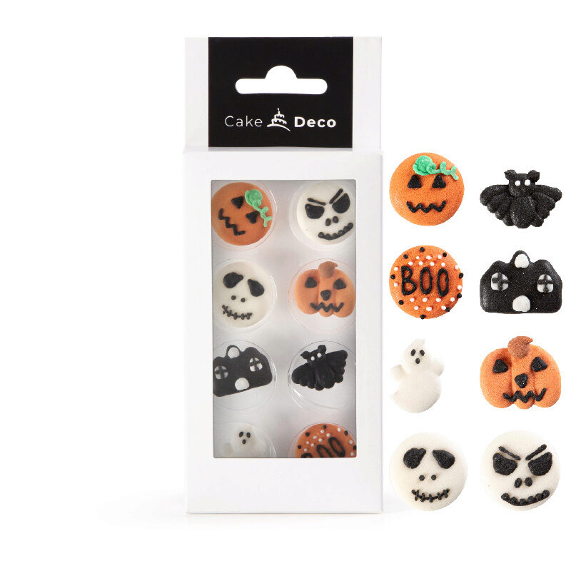 39404 CAKEDECO DÉCOR HALLOWEEN BOO 12 PIECES ***S/CD***