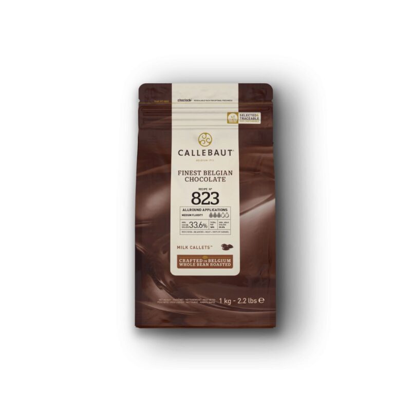 CALLEBAUT 823-E1-U68 WITH MILK 34% IN 1KG CALLETS