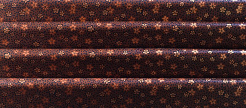 088002 PCB PRINTED SHEETS GOLDEN FLOWERS 40X25CM 17PCS ***S/CDE***