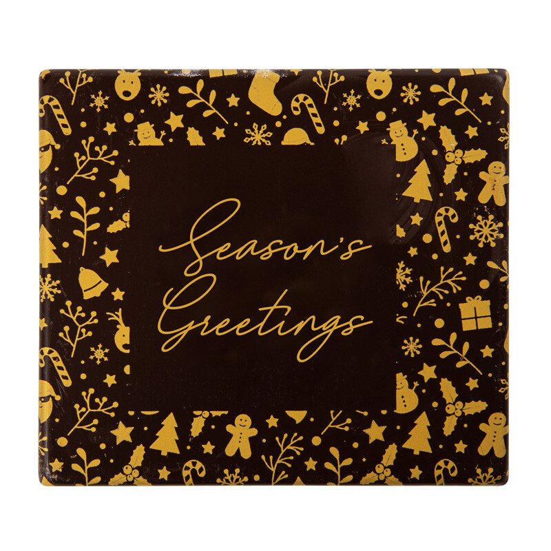 2015496 LOG SEASON S GREETINGS 9X8CM 40PCS ***S/CDE***