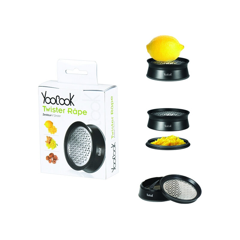 YOOCOOK TWISTER RAPE ZESTEUR ROND A/RECEPTACLE