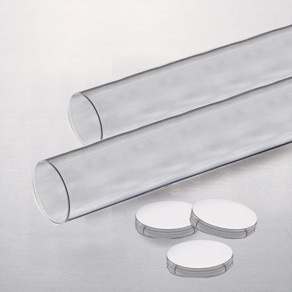 009790 PCB MOLINE TUBES 58 CM Ø 3.5 CM AND 20 COVERS 10PCS ***S/CD***