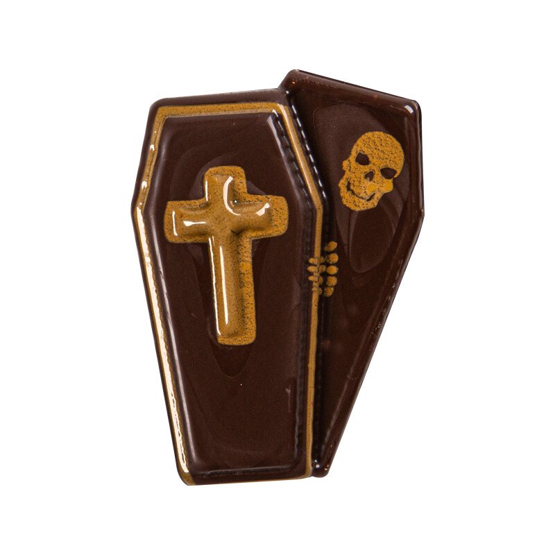 2017033 COFFIN PLATES 5 X 3 CM 96PCS