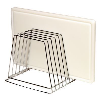 CHROME SUPPORT FOR 6 BOARDS 24X24XHT27CM