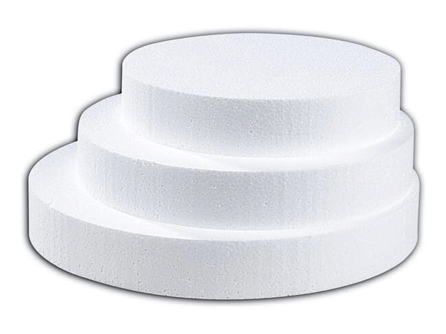 POLYSTYRENE DISC DIAM 40CM HT 10CM
