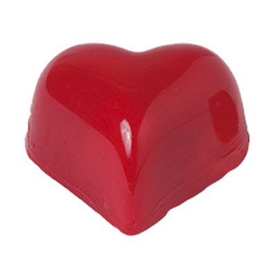 BRUYERRE PRALINE RED HEART WHITE PRALINE 1.1KG