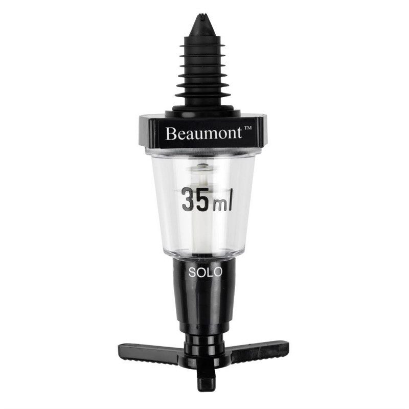 "ECO BLACK" WALL-MOUNTED ALCOHOL DOSER 3.5CL WITHOUT SUPPORT