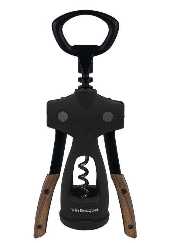 VIN BOUQUET CORKSCREW WITH BLACK/WALNUT ARM