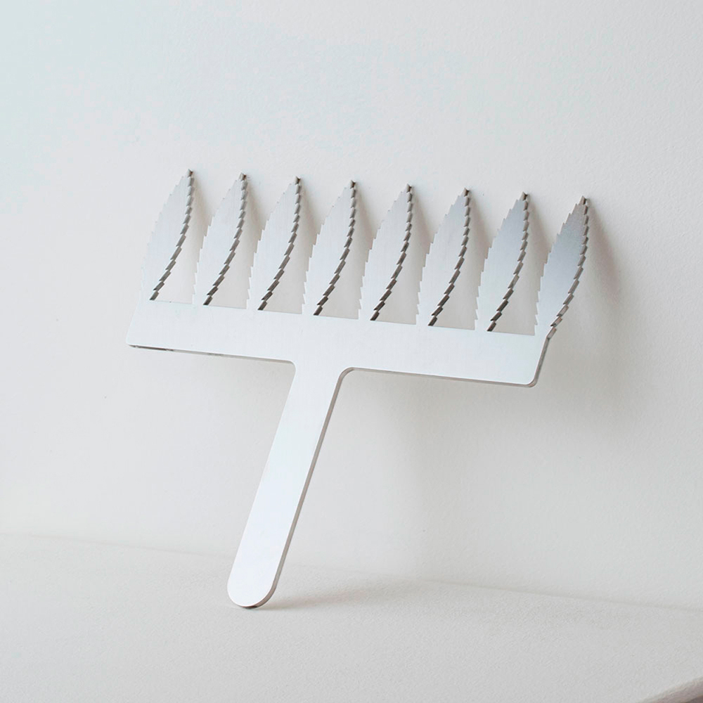 DIP COMB DECOR "8 FEATHERS OF 6 CM" MODEL "COMB"