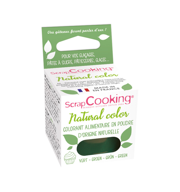 SCRAPCOOKING NATUURLIJKE GROENE KLEURSTOF 10GR