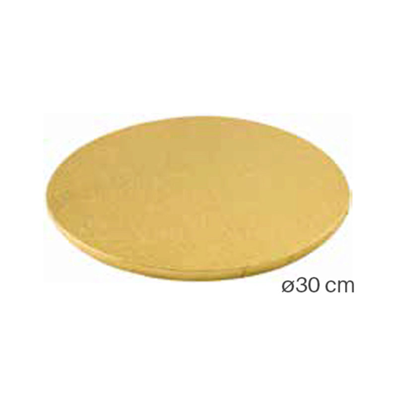 1030404 ROUND TRAY Ø 30CM GOLD