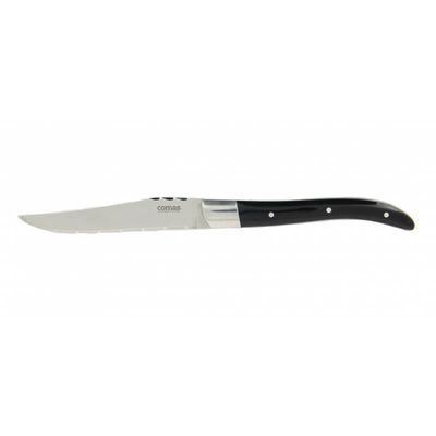 COMAS 3010 STEAKMES K2 ZWART MICRO-GETAND LEMMET/KLINKNAGELS 22,5CM