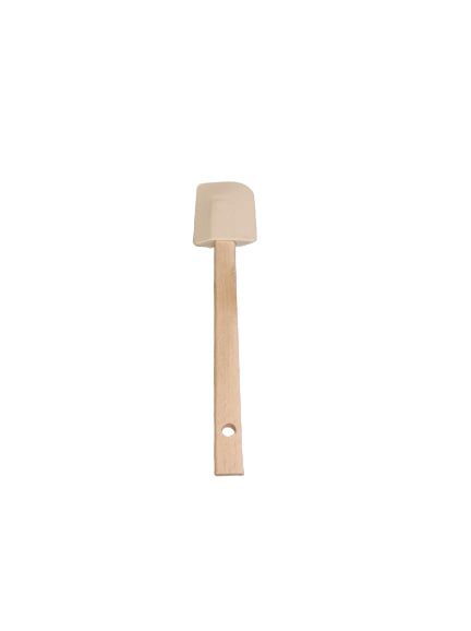 MARYSE RUBBER SPATULA 27.5X5.2CM WOODEN HANDLE - 10LP