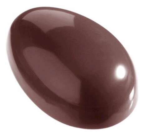 SMOOTH EGG CHOCOLATE MOLD 81 MM CW1252 2X3 -- 83GR