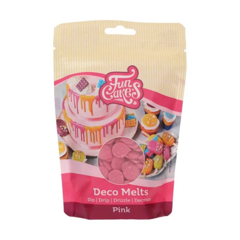 FUNCAKES DECO MELTS ROSE 250GR