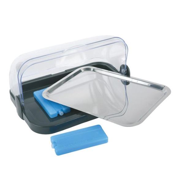 APS REFRIGERATED TRAY WITH HINGED LID 44X32CM H20.5CM